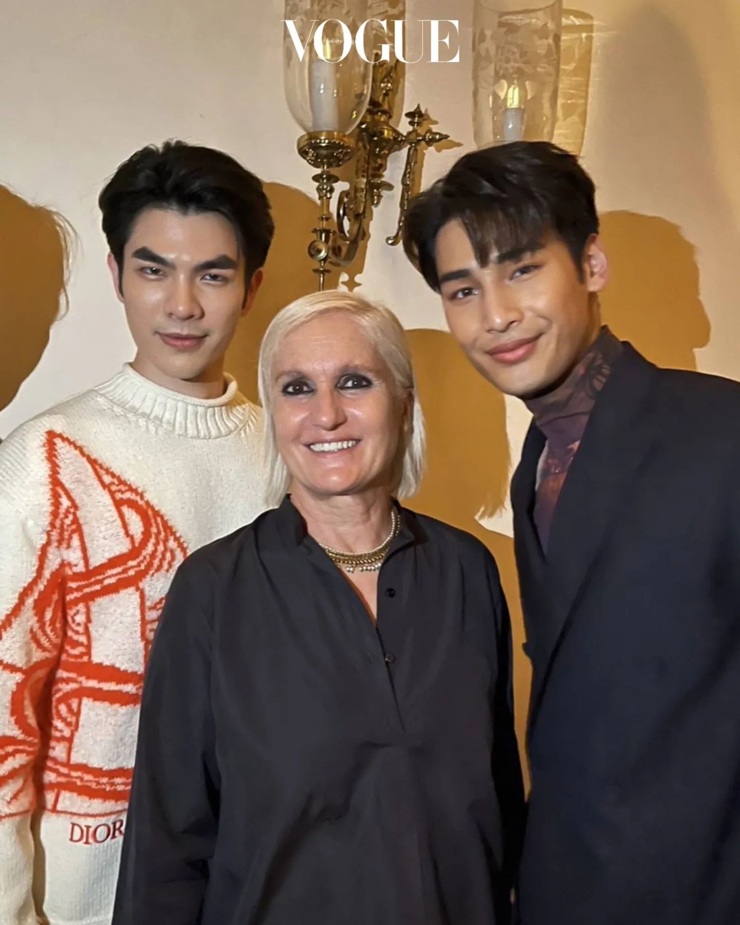 Mile Apo at Dior Fall 2023