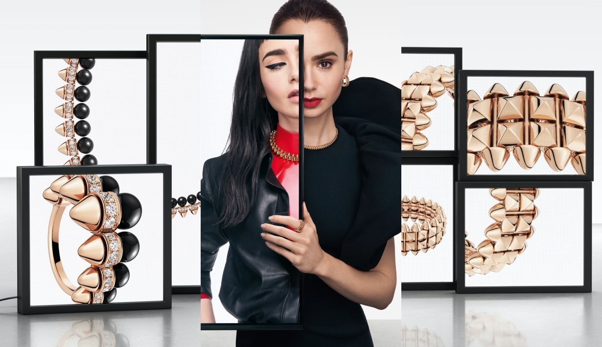 clash de cartier lilly collins 