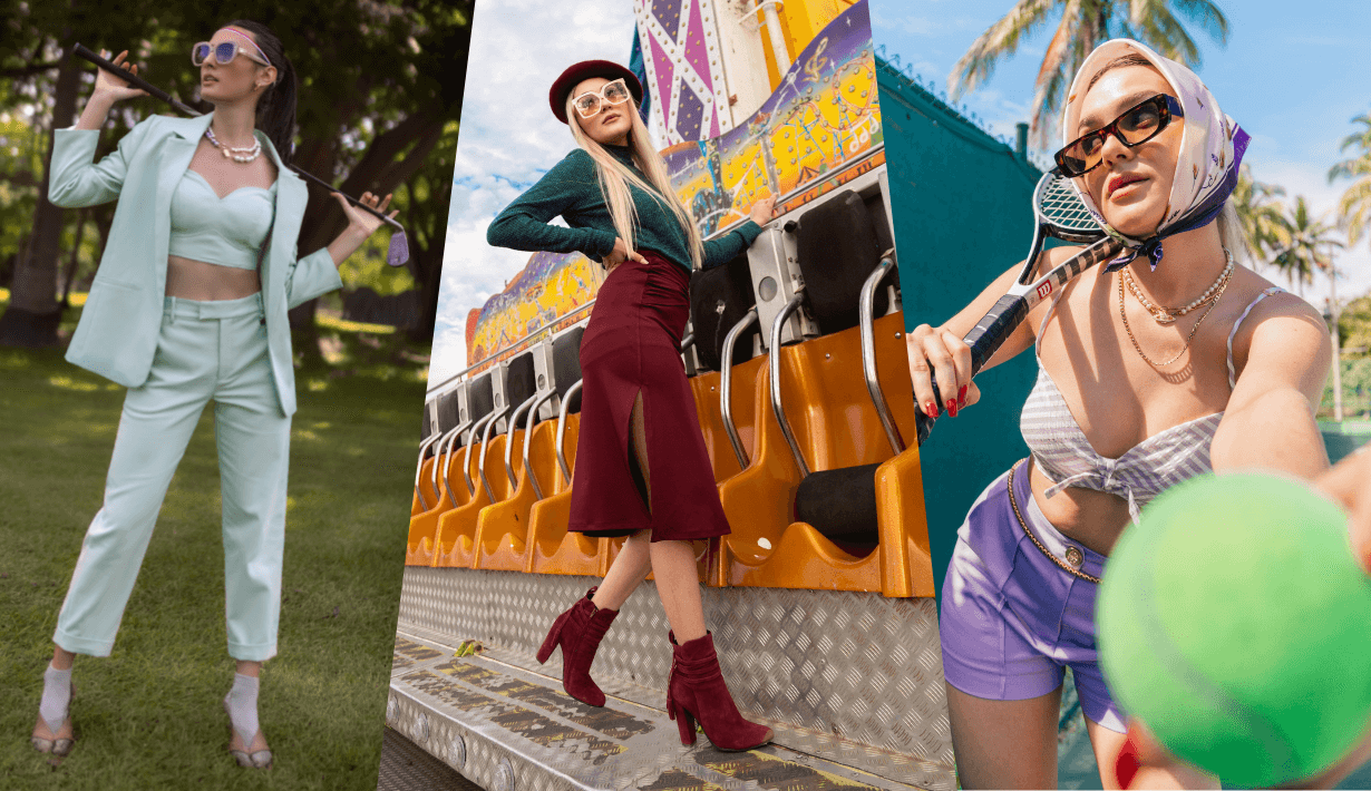 ผู้หญิงในสนามกอล์ฟ ผู้หญิงในสวนสนุก และผู้หญิงในสนามเทนนิส