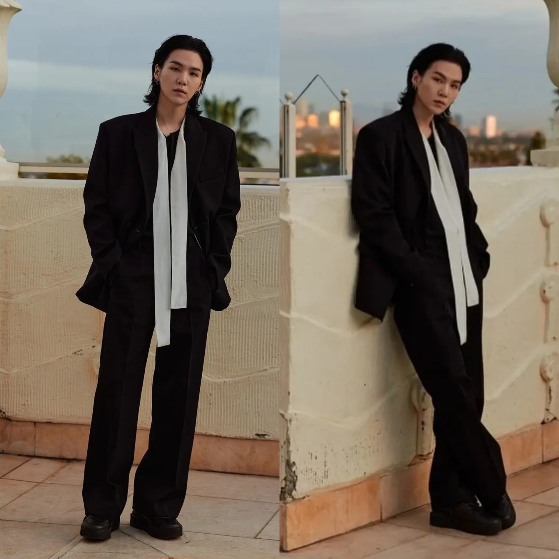 Valentino and Suga BTS