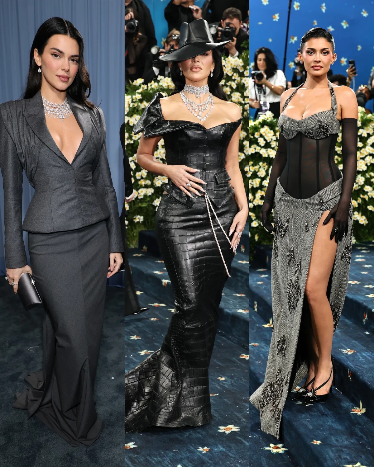 Kardashian and Jenner at Met Gala 2025