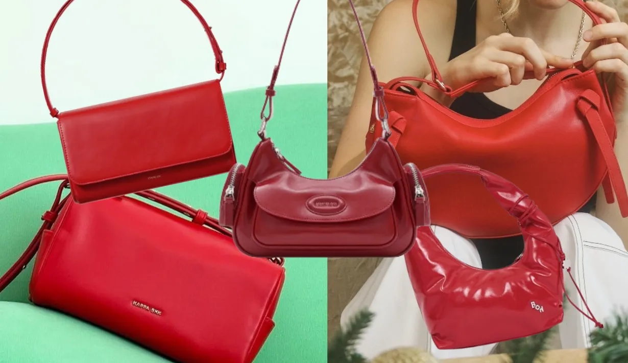 กระเป๋าสีแดง