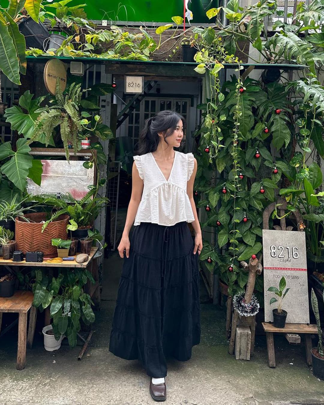 กระโปรงยาว, กระโปรงยาว ใส่กับเสื้ออะไรดี