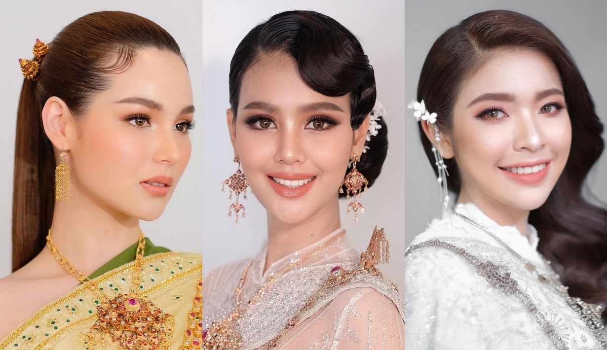 ทรงผมเจ้าสาวชุดไทย