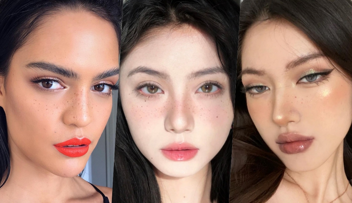 Faux Freckles Makeup