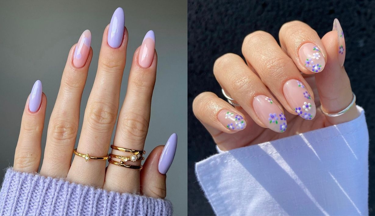 เล็บสีม่วง