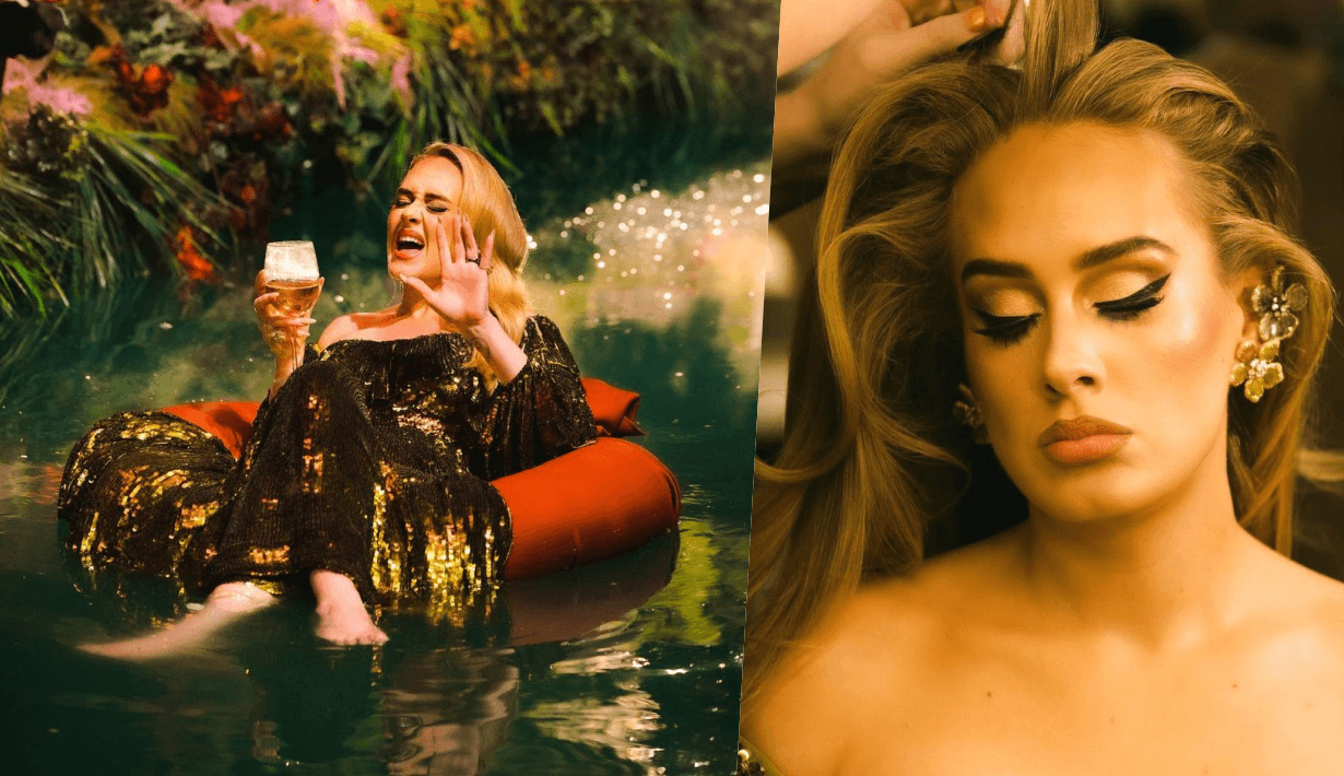 adele i drink wine makeup looks