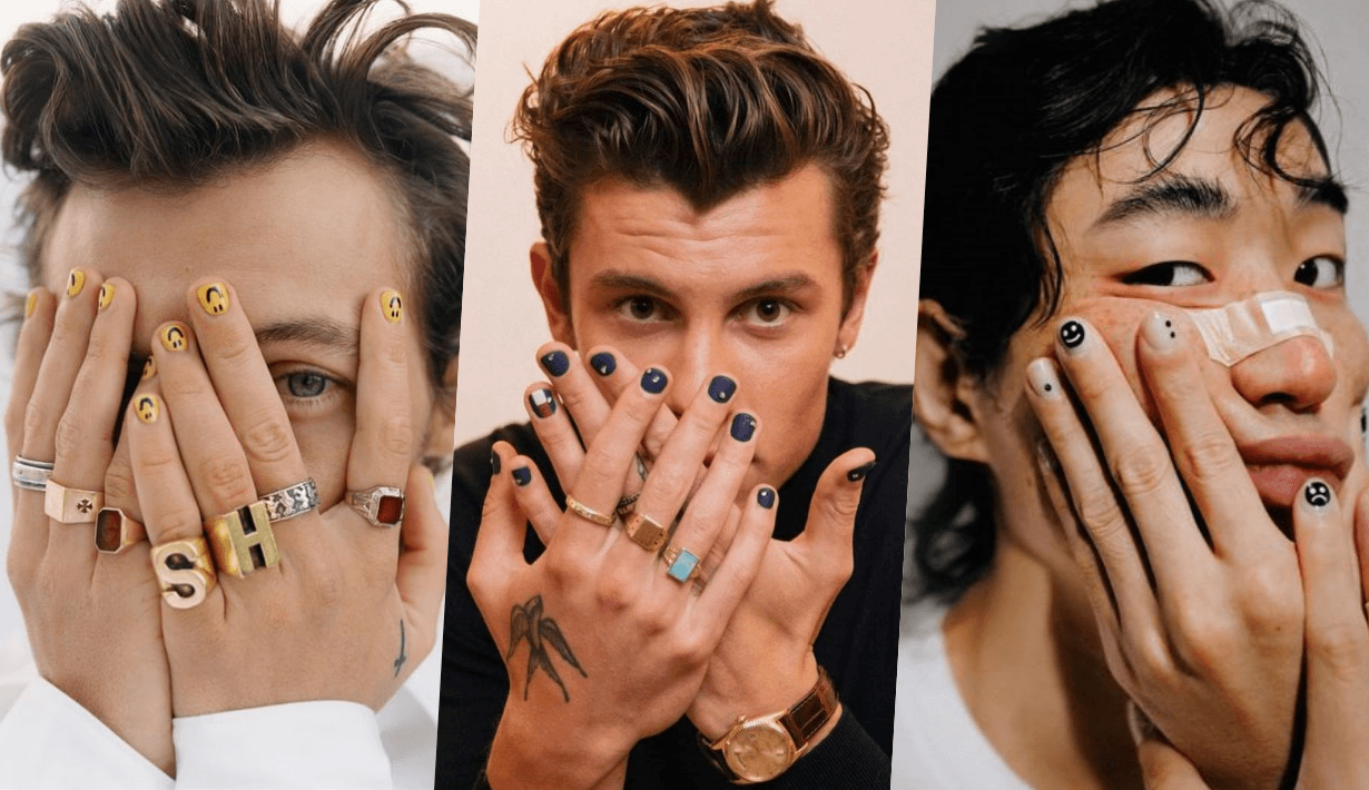 ทำเล็บ, ทำเล็บผู้ชาย, ไอเดียทำเล็บ