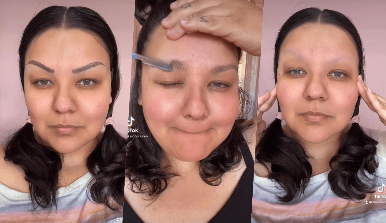 eyebrow recreation with alondra