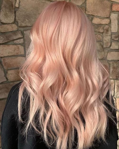 ผมสีพีช