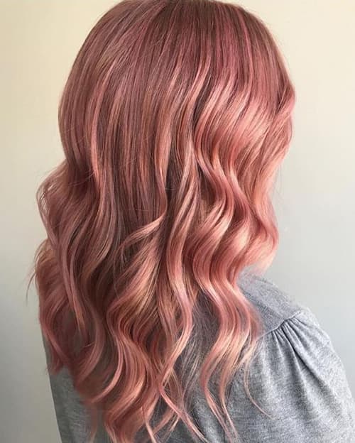 ผมสีพีช