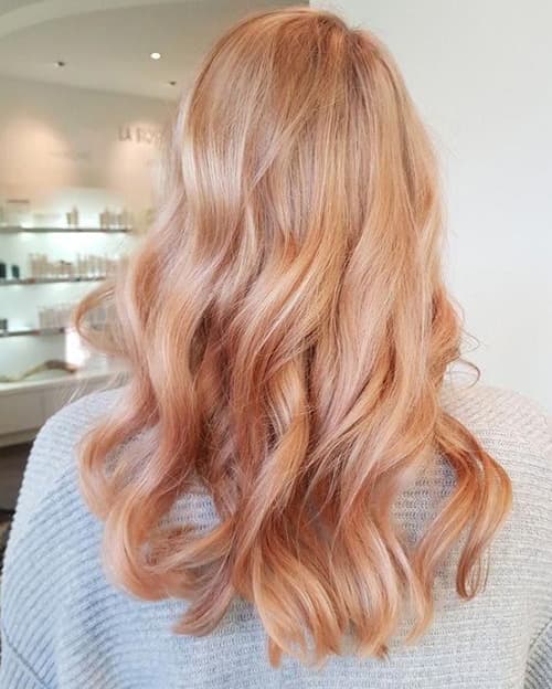 ผมสีพีช