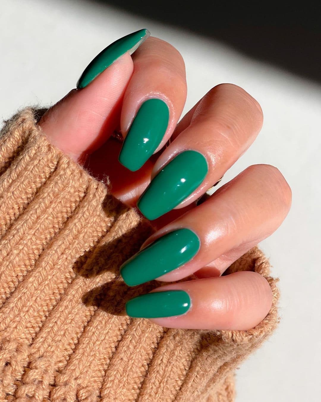 เล็บเจลสีเขียว