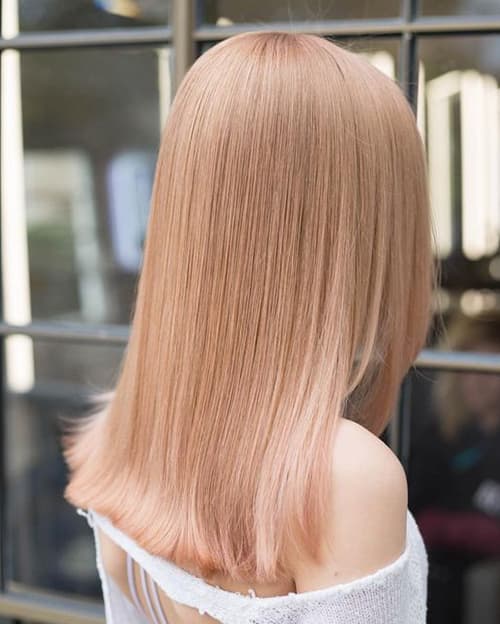 ผมสีพีช