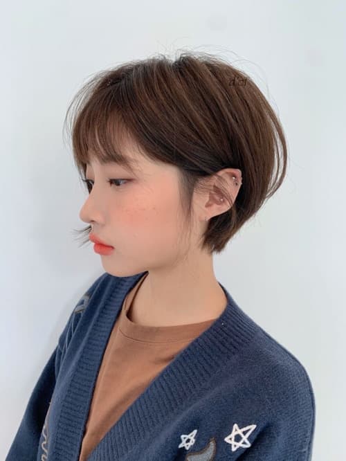 ทรงผมสั้น ผมสั้น บอยบ๊อบ