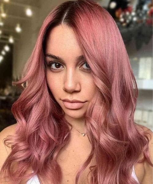 สีผมโรสโกลด์