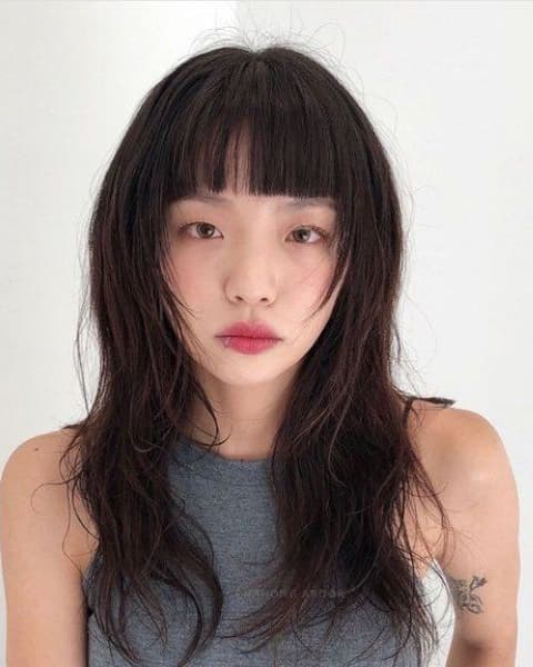 หน้าม้าตรง