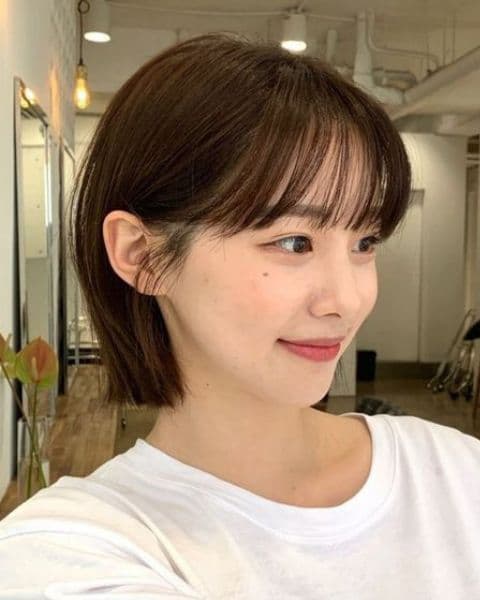 หน้าม้าตรง