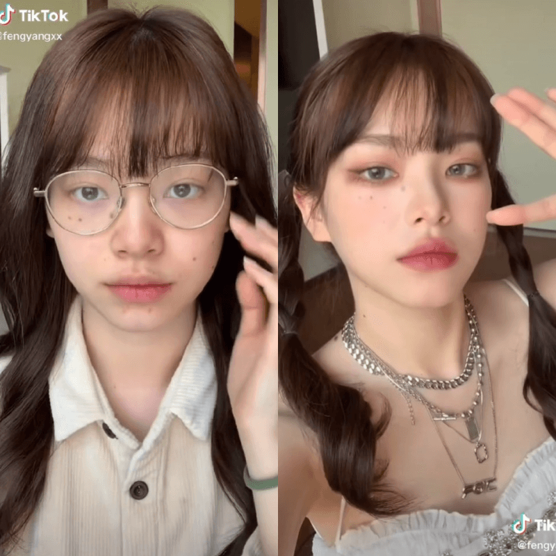 Makeup Transition looks 5