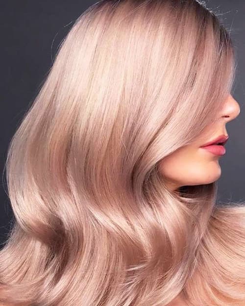 ผมสีพีช