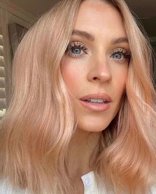 ผมสีพีช