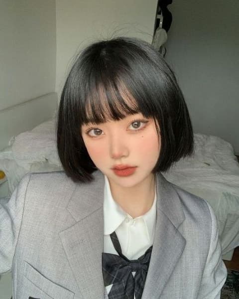 หน้าม้าตรง