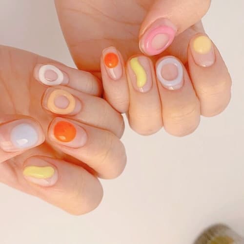 เล็บเจลปั้นนูน