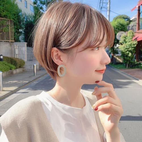 ทรงผมสั้น ผมสั้น บอยบ๊อบ