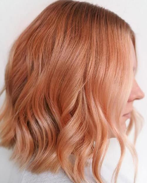 ผมสีพีช