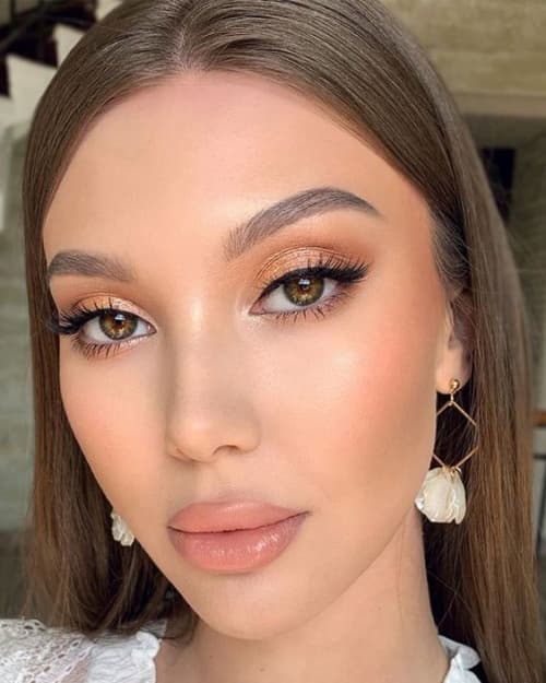 แต่งหน้าโทนสีน้ำตาล