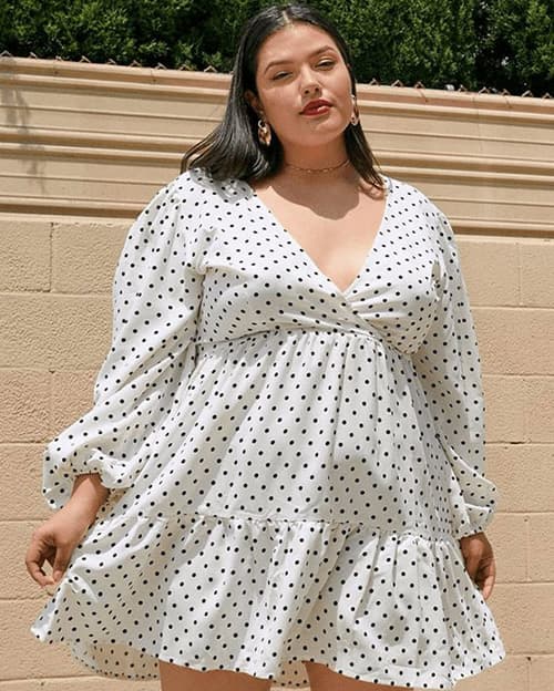 แต่งตัวสาวอวบ