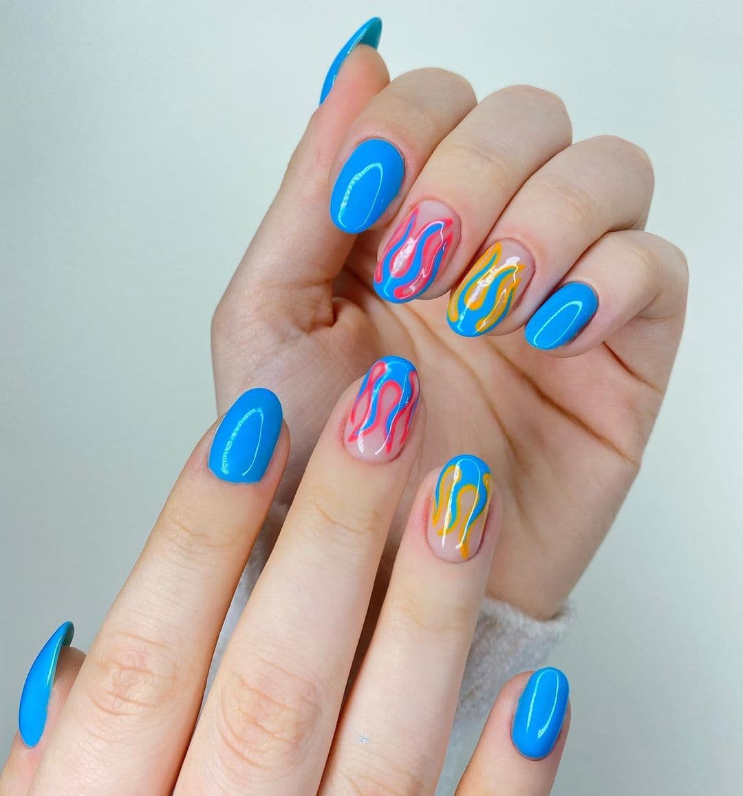 เล็บลายไฟ