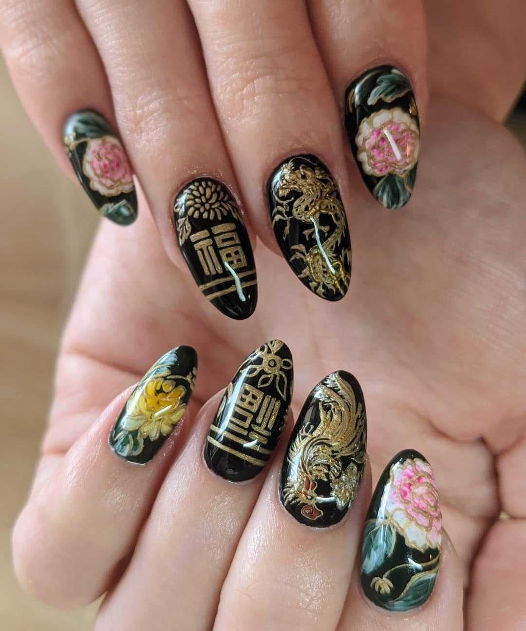 ลายเล็บตรุษจีน