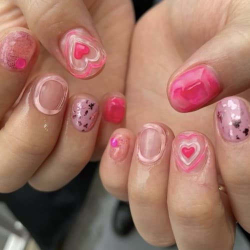 เล็บเจลปั้นนูน