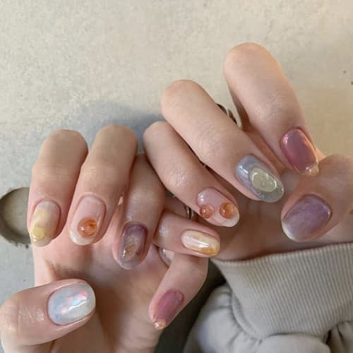 เล็บเจลปั้นนูน