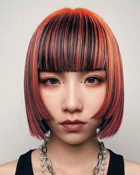 หน้าม้าตรง