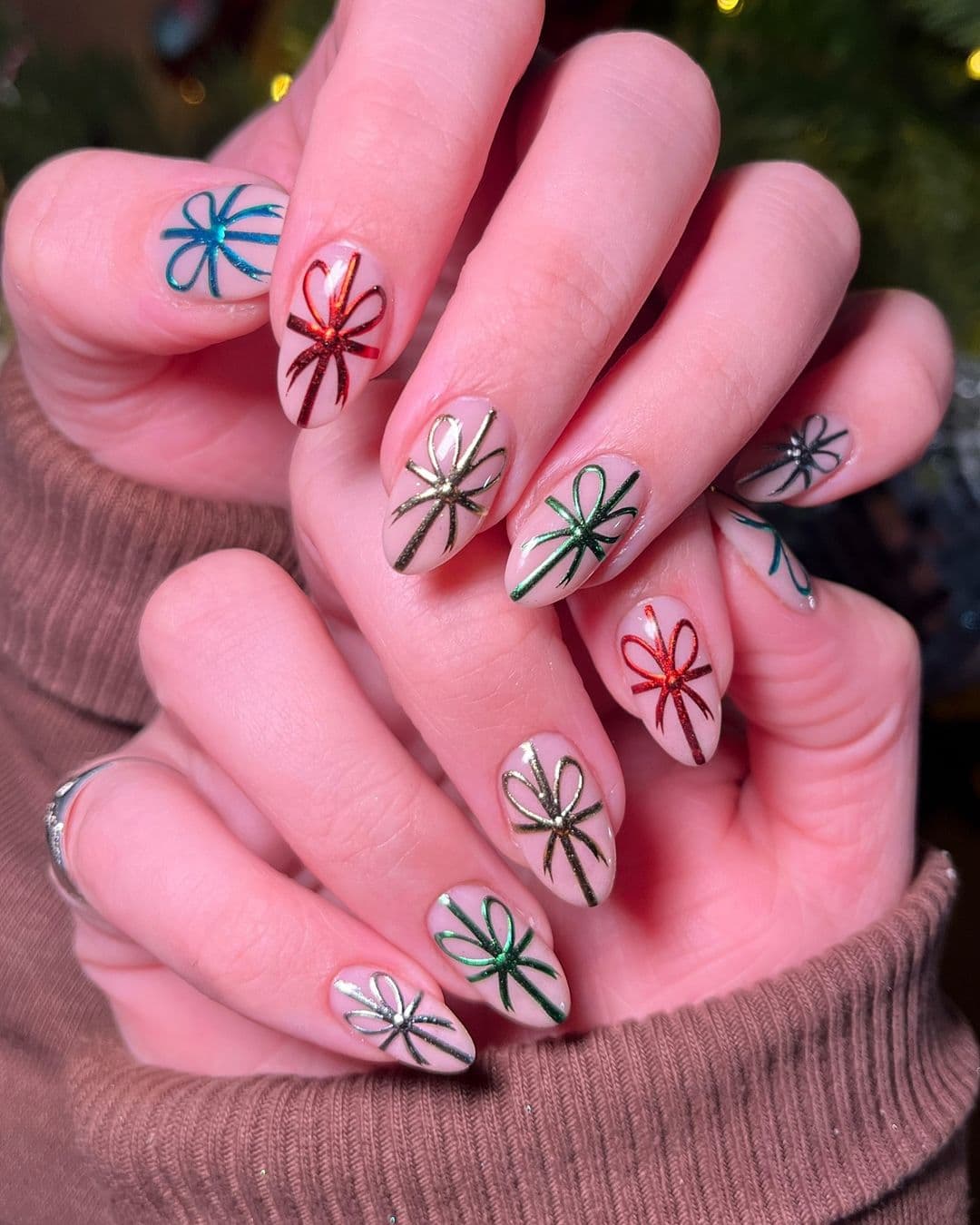 ลายเล็บคริสต์มาส