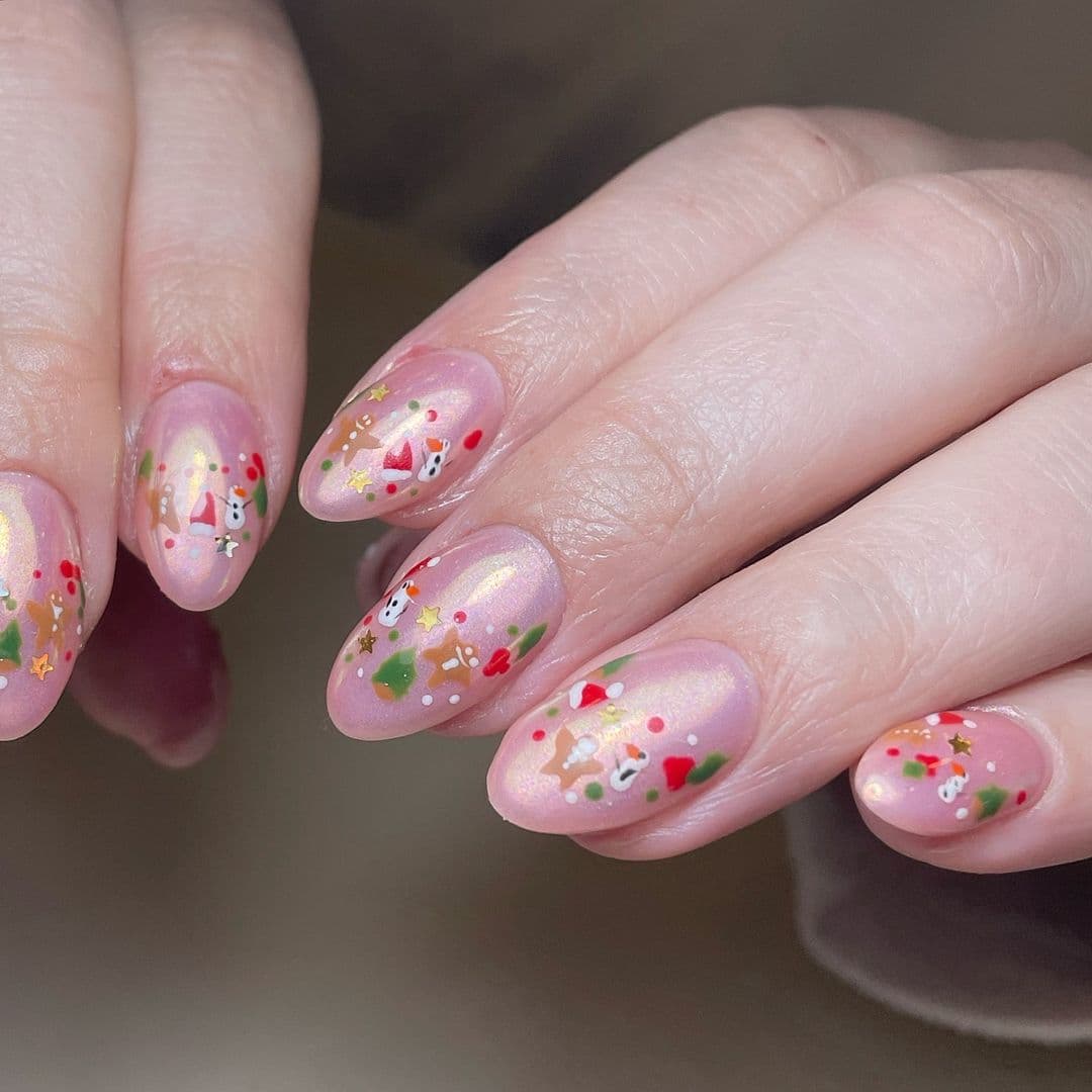 ลายเล็บคริสต์มาส