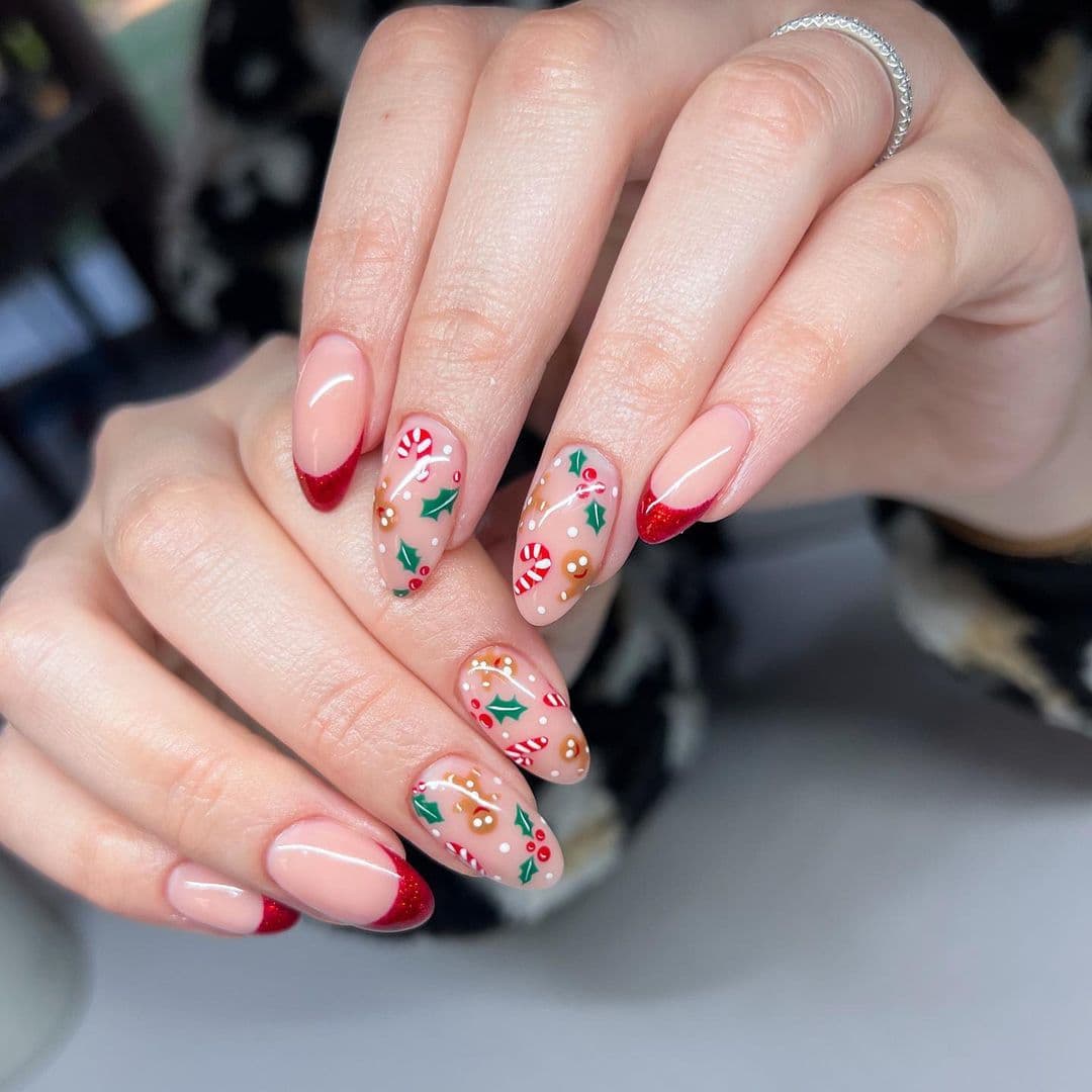 ลายเล็บคริสต์มาส