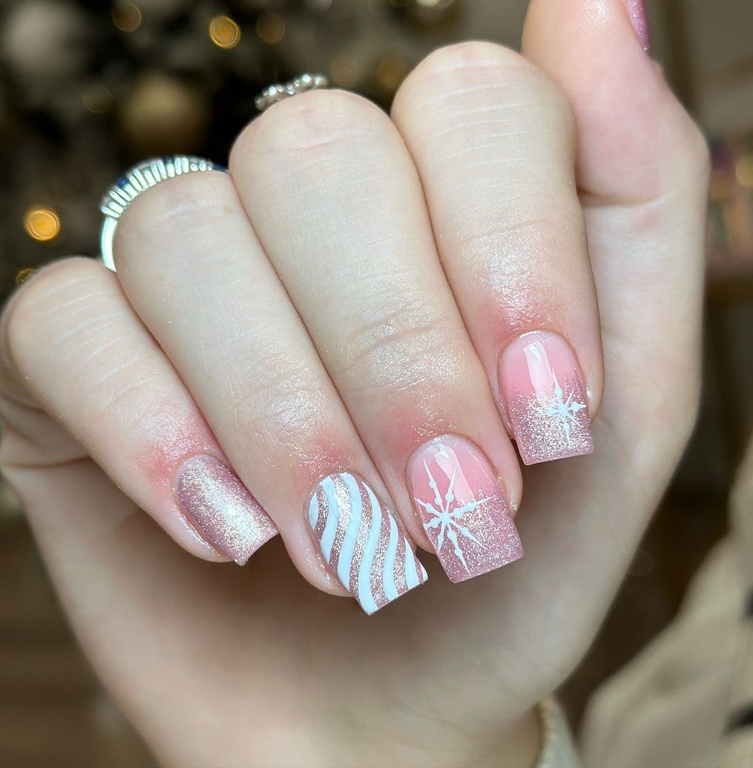 ลายเล็บคริสต์มาส