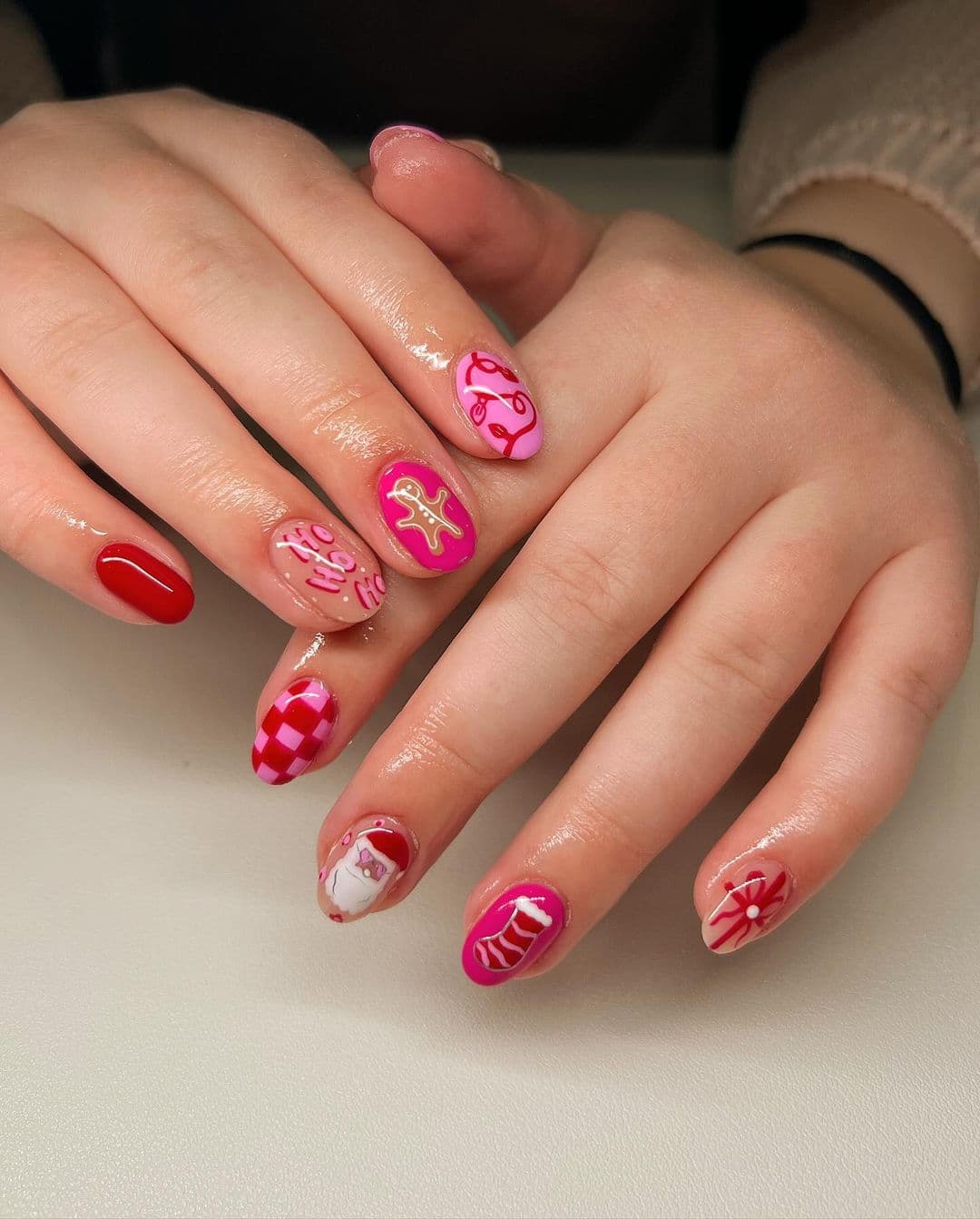 ลายเล็บคริสต์มาส