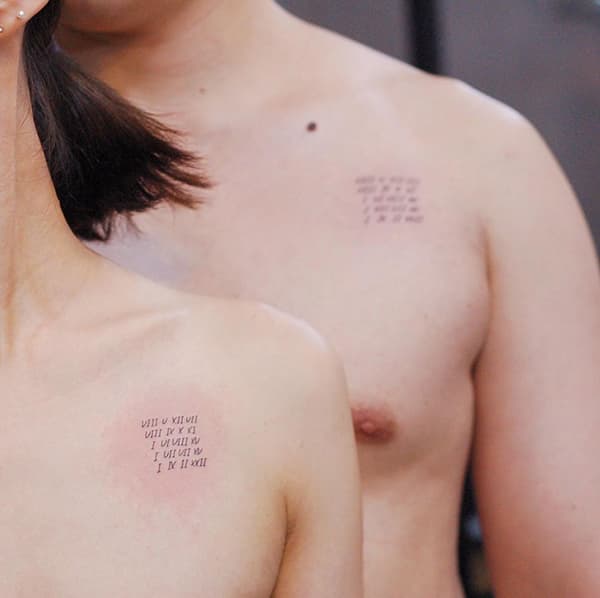 รอยสักคู่