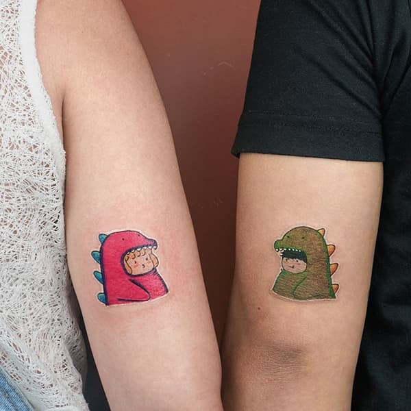 รอยสักคู่