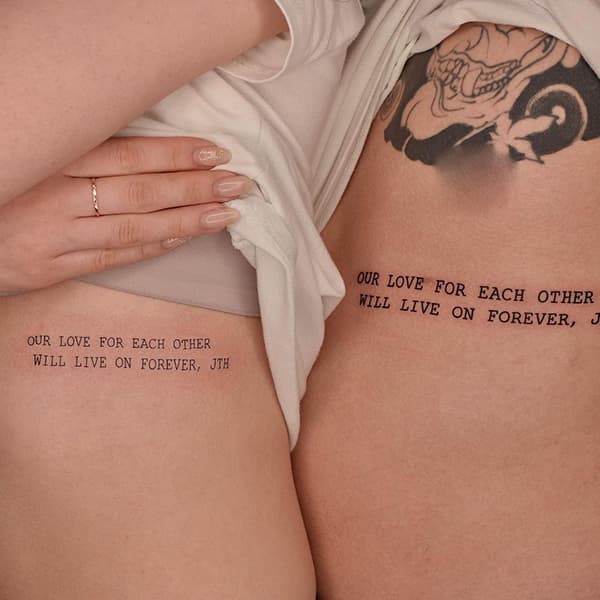 รอยสักคู่