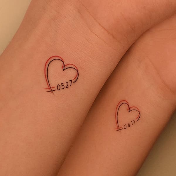 รอยสักคู่