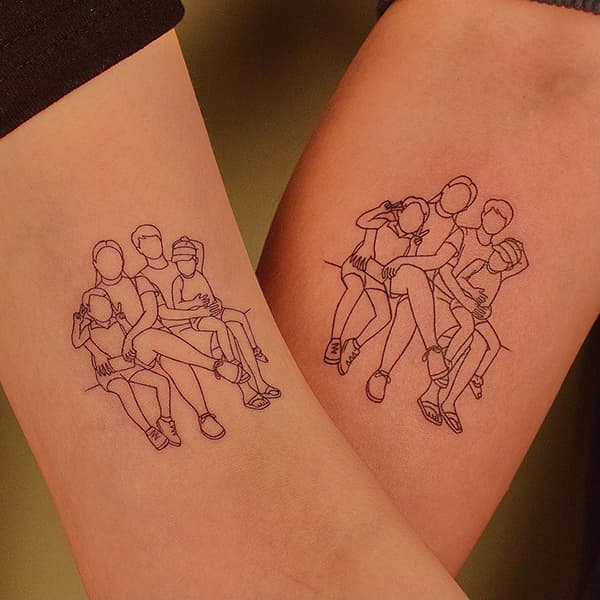 รอยสักคู่