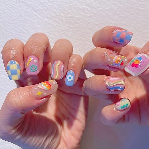 ลายเล็บน่ารักๆ