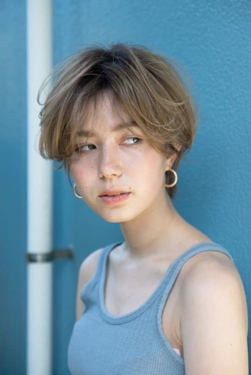 ทรงผมสั้น ผมสั้น บอยบ๊อบ