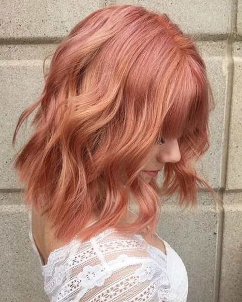 ผมสีพีช