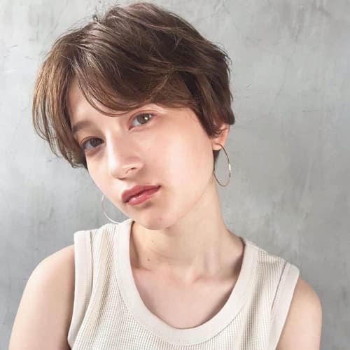 ทรงผมสั้น ผมสั้น บอยบ๊อบ